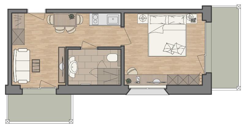 Superior Apartment with Garage Parking image 2