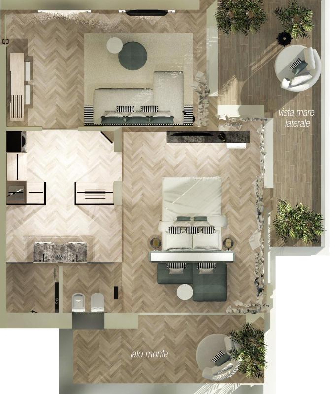 Queen Suite with Sea View image 2