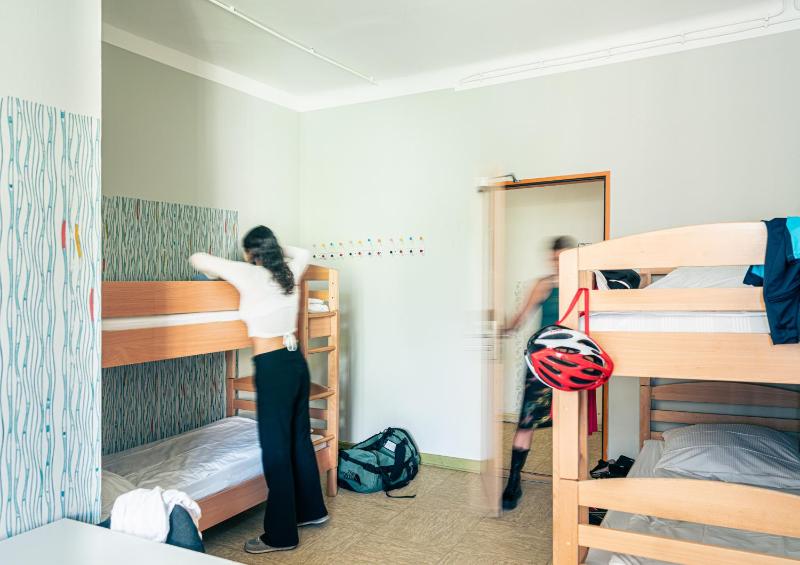 Single Bed in 6-Bed Female Dormitory Room with Shared Bathroom image 3