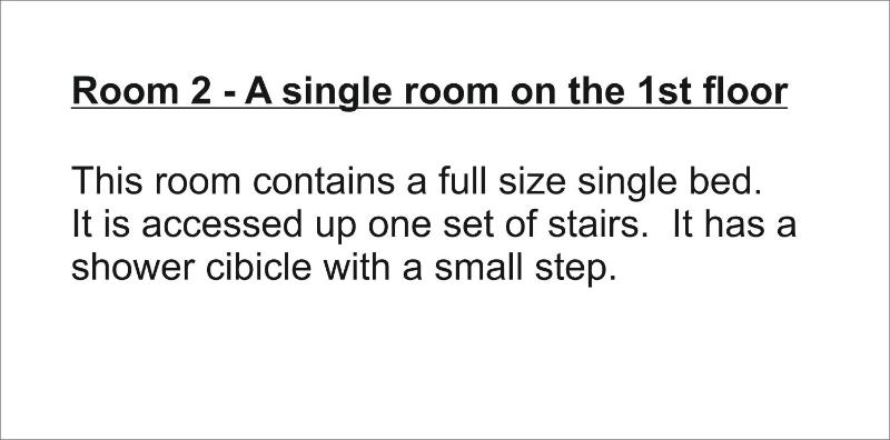 Room 2 - Single Room - First Floor image 3