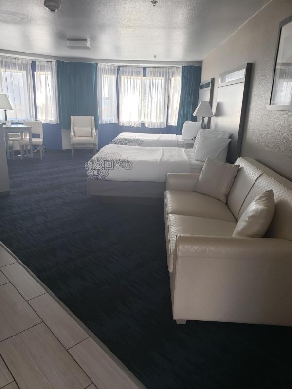 Deluxe Queen Suite with Two Queen Beds & Sofa Bed