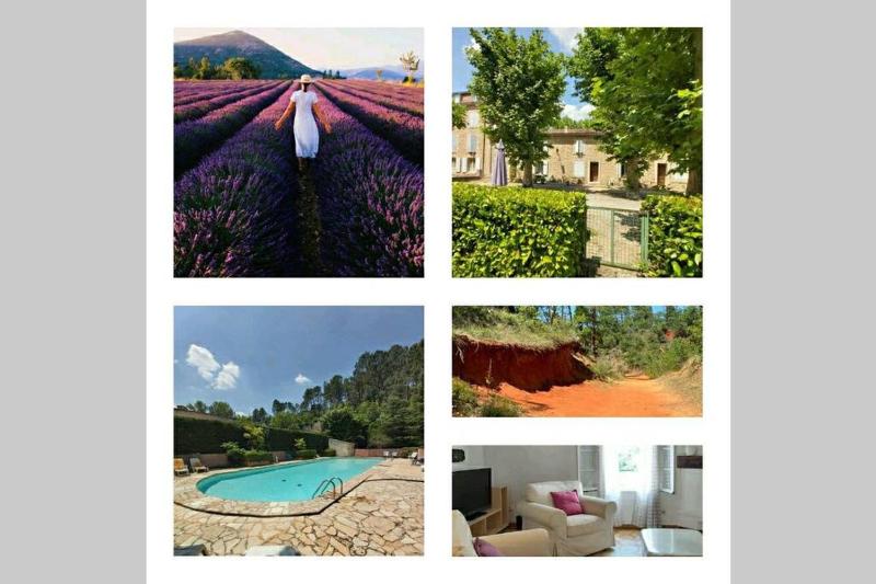 Éblouissant appartement au calme d'une résidence avec piscine idéalement situé au pied du Colorado provençal dans le prestigieux Luberon Images