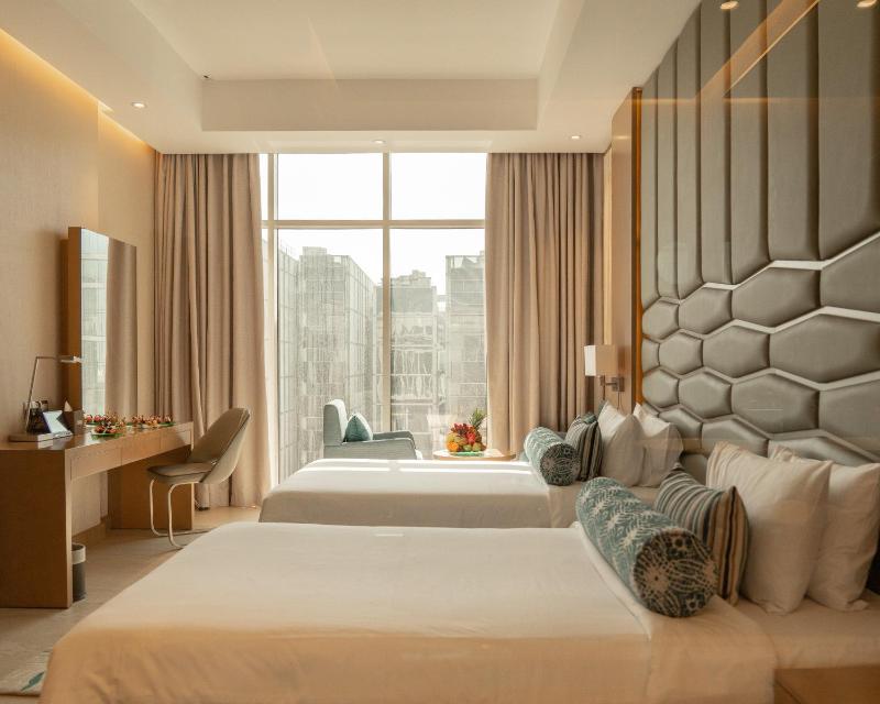 Superior Twin Room with Hotel Private Beach Access image 3
