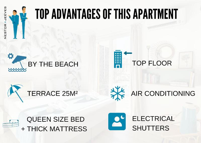 Nestor&Jeeves - SUNNY TERRACE - Central - Very close sea - Top Floor - image 12
