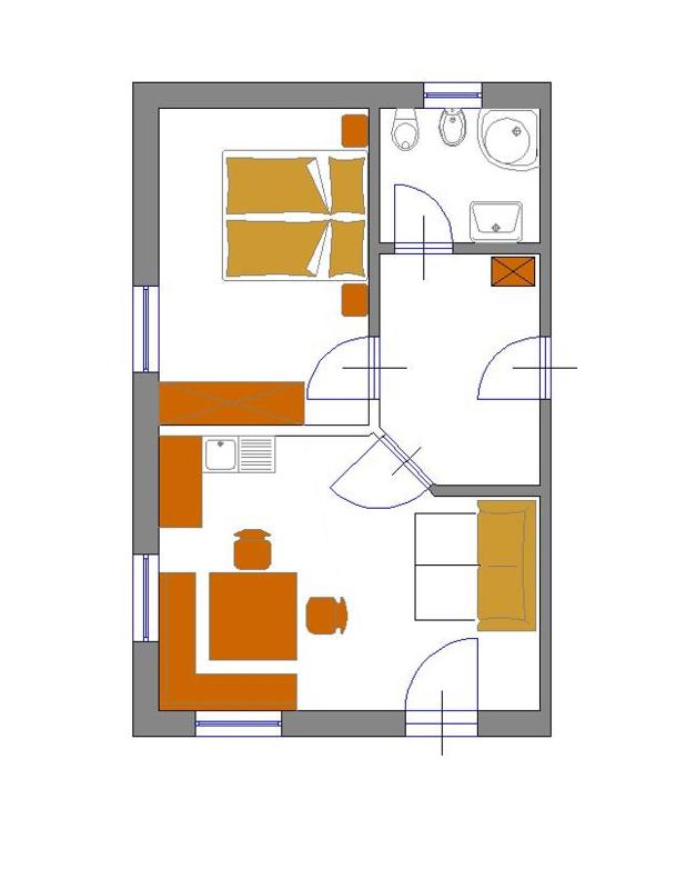 One-Bedroom Apartment with Terrace image 1