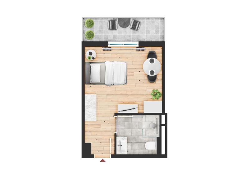Apartment with Balcony image 4