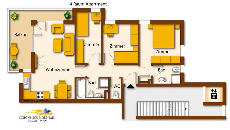 Three-Bedroom Apartmen with Sofa Bed image 1