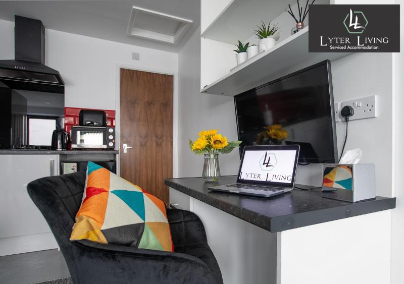 Studio Apartments by Lyter Living Desks & Wifi - Monthly Stays Available - image 47