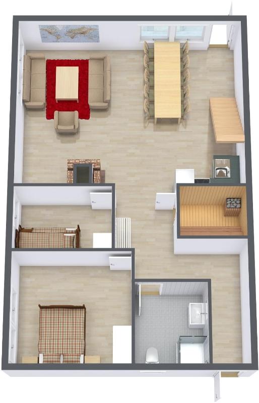 Four-Bedroom Apartment with Loft (10 Adults) image 2