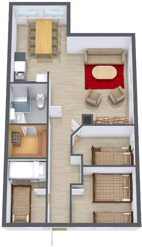 Three-Bedroom Apartment (7 Adults) image 2