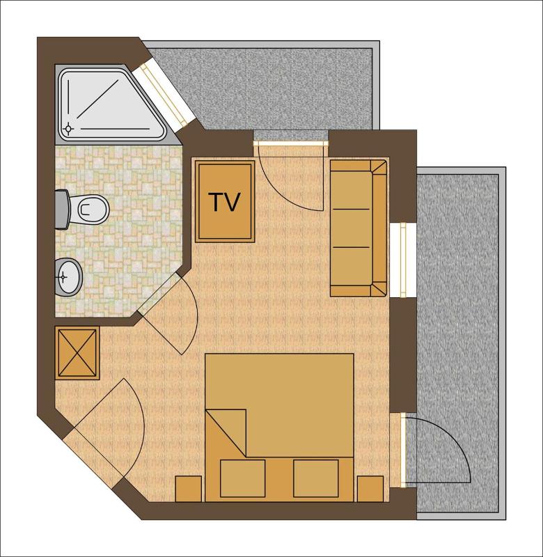 Double Room with Balcony (3 Adults) image 2