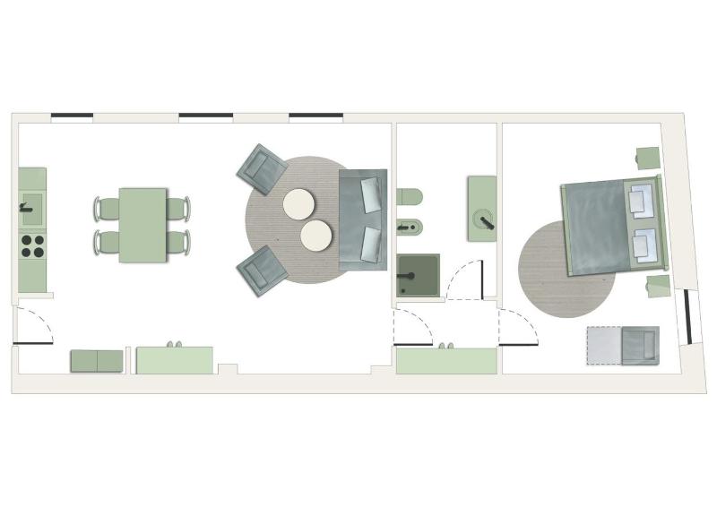 Large One-Bedroom Apartment image 2