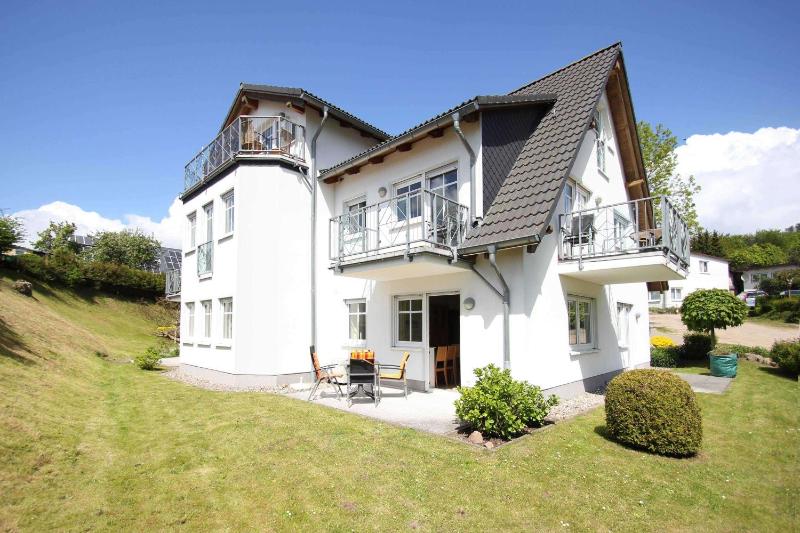 Balkon mit traumhaften Meerblick gratis Nutzung vom AHOI Erlebnisbad und Sauna in Sellin Dünenhaus FeWo05 - image 23
