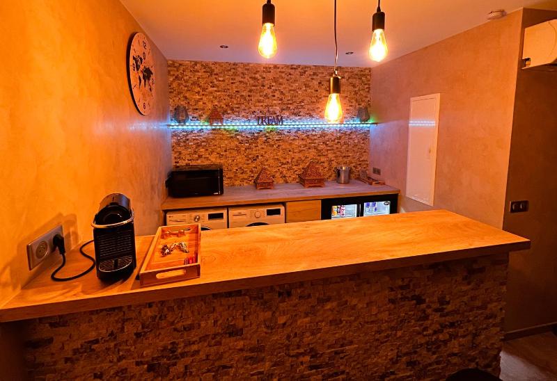 LE LOFT A BULLES (85m2 Jacuzzi Hammam Billiard Bar Douche Sauna) - image 9