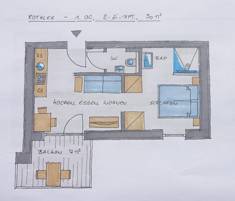 Apartment with Balcony image 2