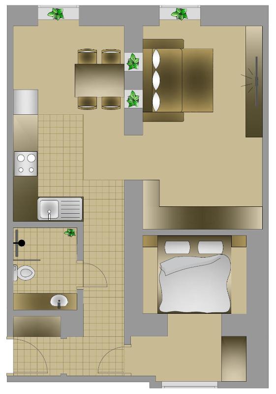 One-Bedroom Apartment image 2