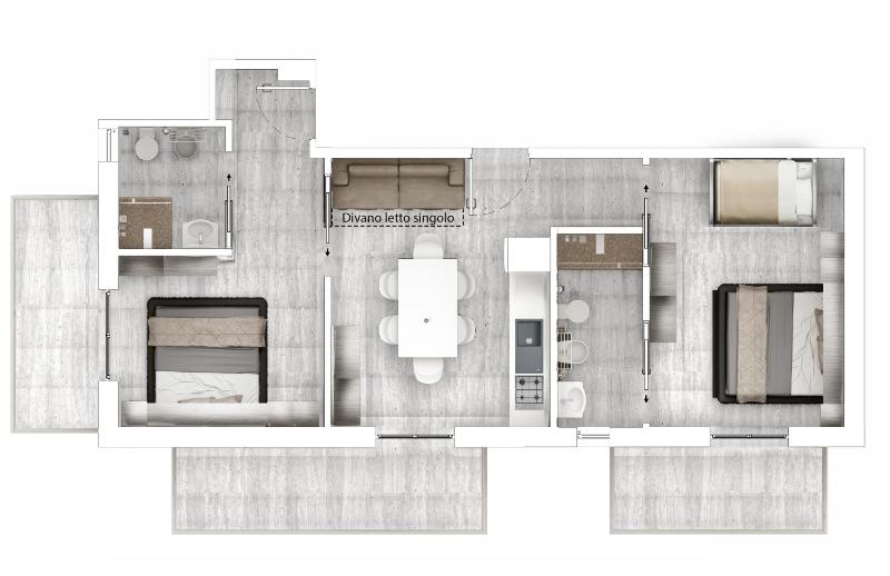One-Bedroom Apartment image 4