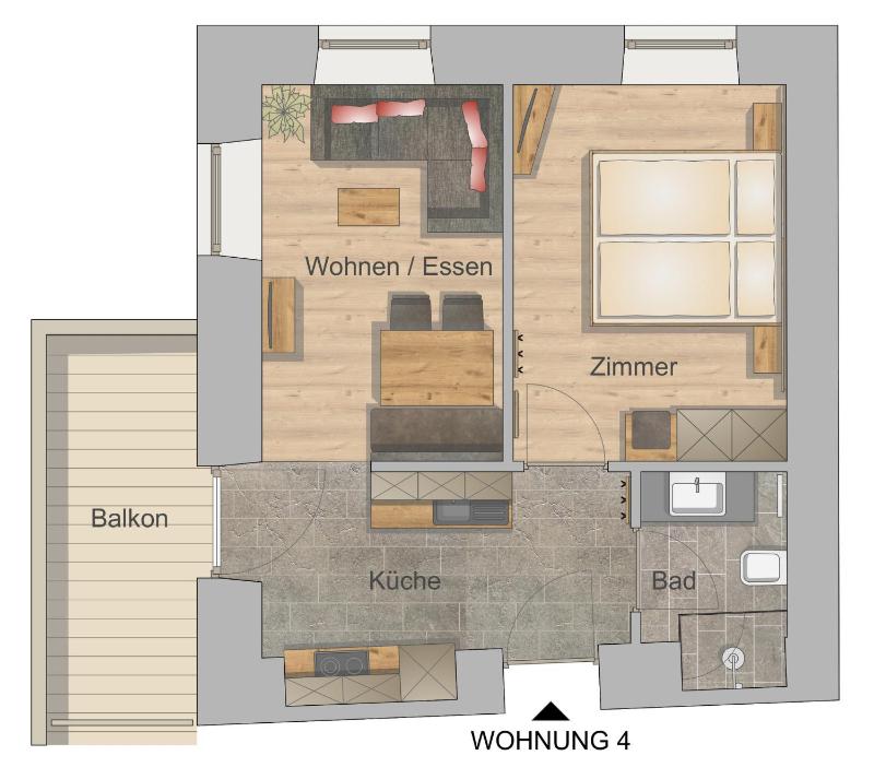 Apartment with Balcony image 2