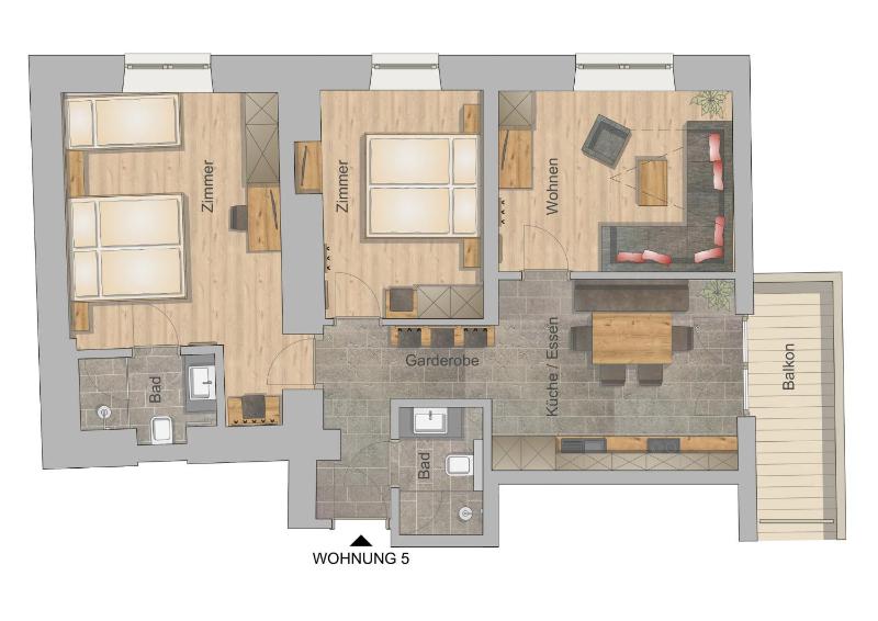 Two-Bedroom Apartment image 2