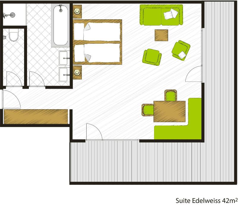 Suite with large Balcony image 2