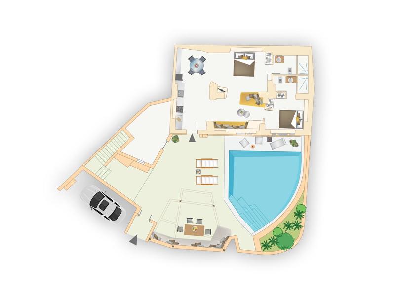 Villa with Private Heated Pool image 1