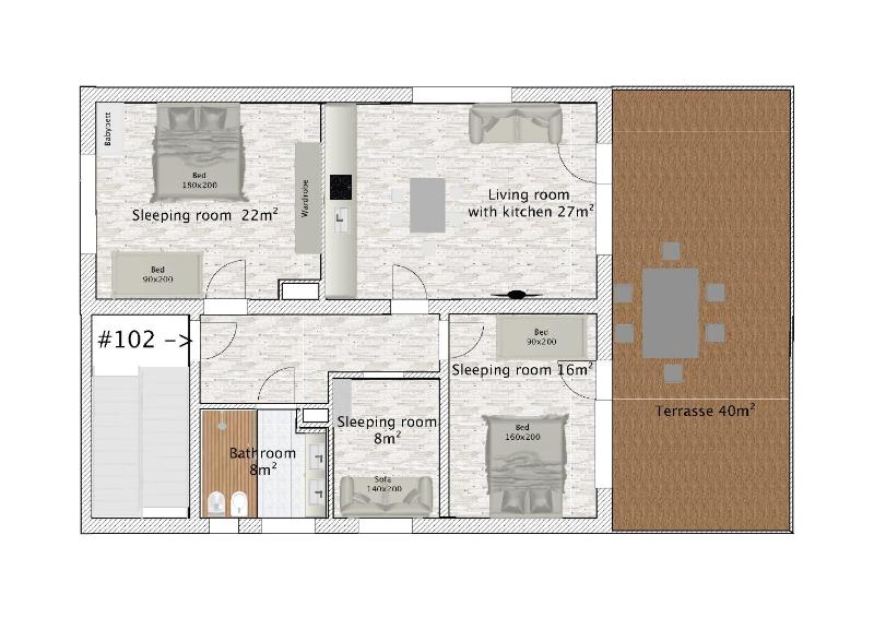 Three-Bedroom Apartment image 1