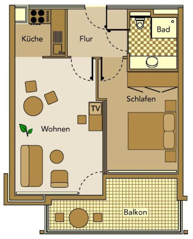 Comfort 1-Bedroom Apartment image 4