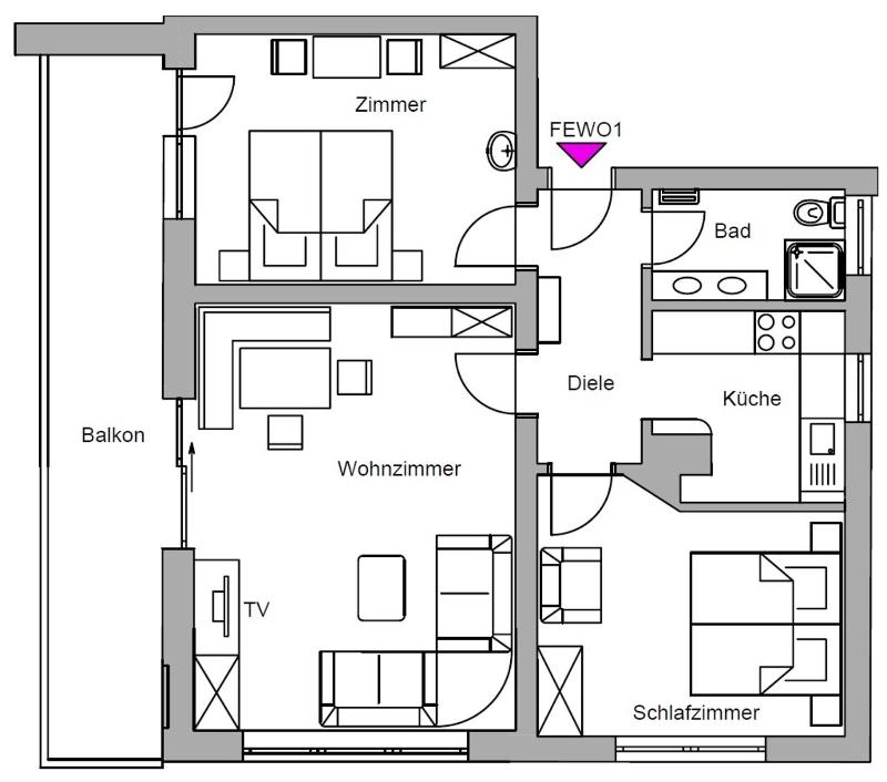 Two-Bedroom Apartment image 2
