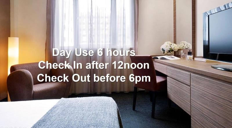 Day Use - Deluxe Double Room from 12pm to 6pm (6hours)