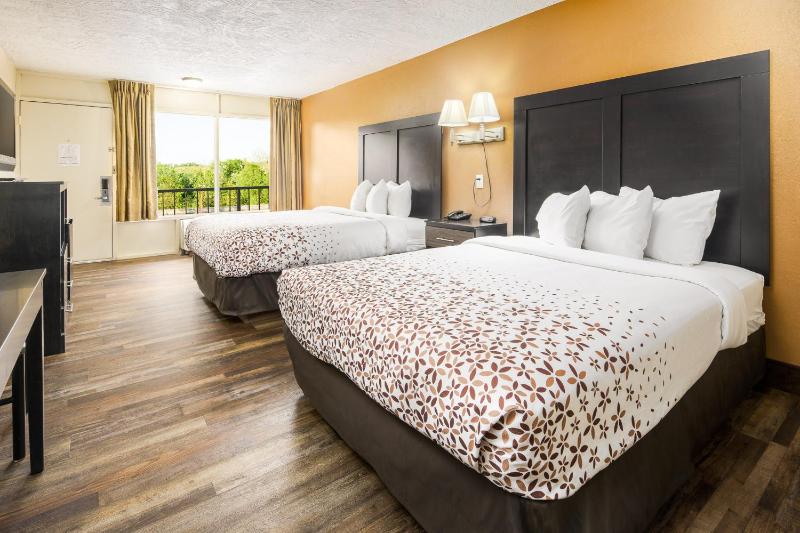 Economy Double Queen Room image 4
