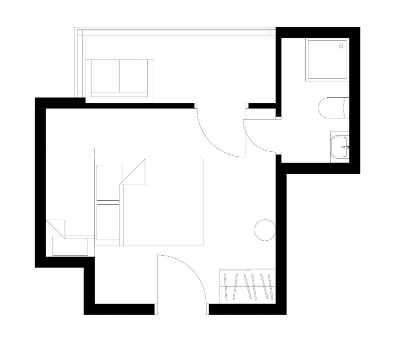 Triple Room with one Double Bed and Bunkbed image 3