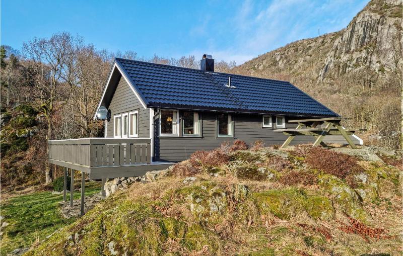 Gorgeous Home In Lyngdal With House Sea View Images