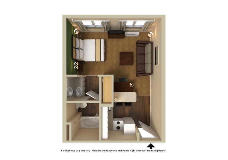 Deluxe Studio with 1 King Bed - Non-Smoking image 2