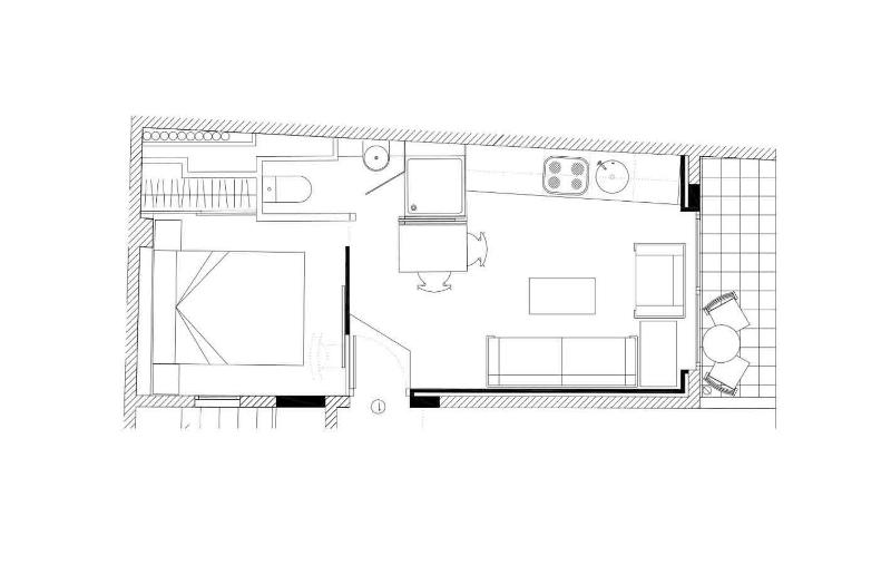 Studio with Terrace image 2