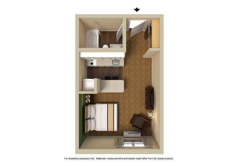 Studio with 1 King Bed - Non-Smoking image 3