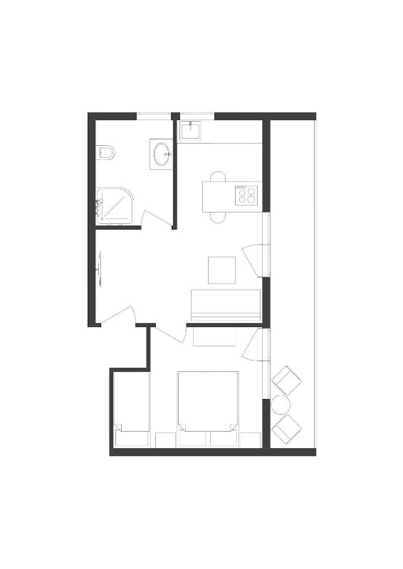 Apartment with Balcony image 2