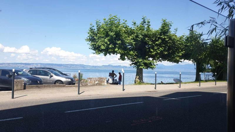 Superbe f1 en bord du lac Images