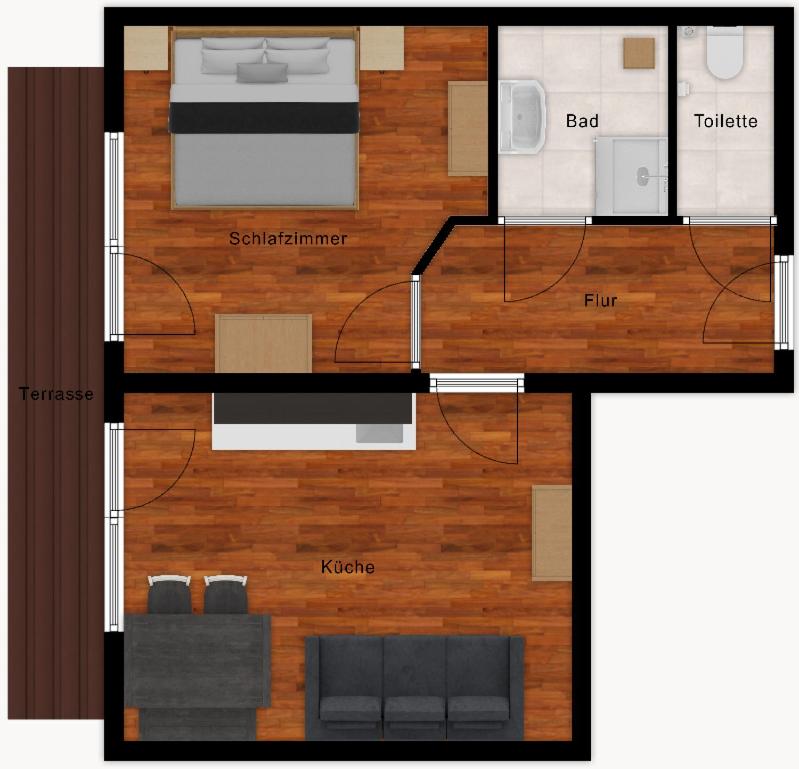 Superior One-Bedroom Apartment image 2