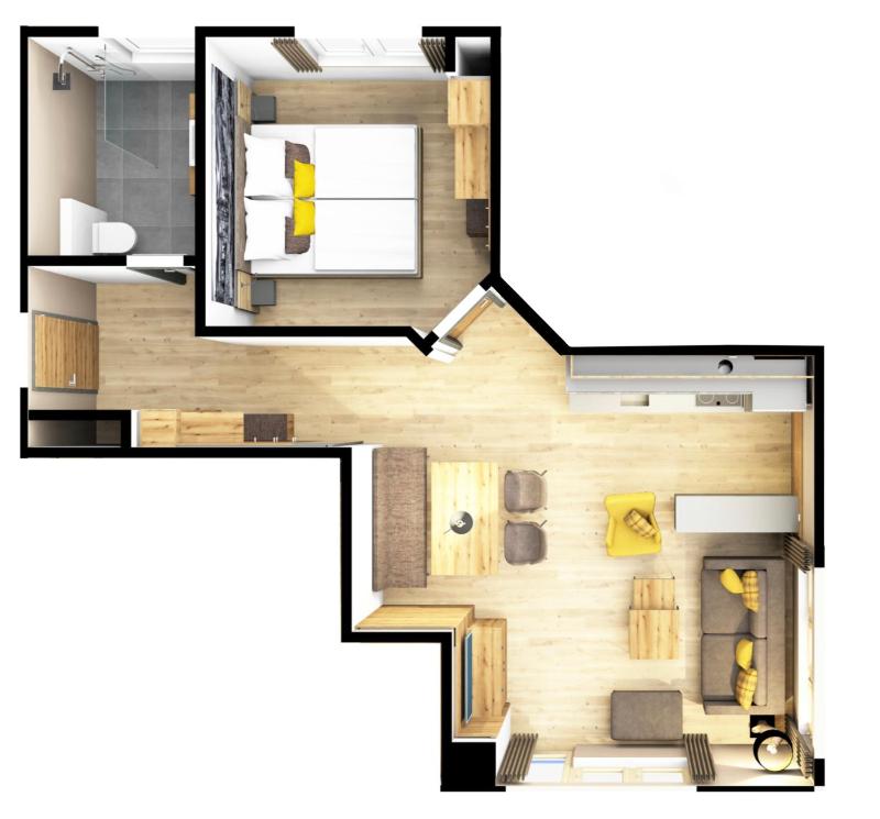 One-Bedroom Apartment image 3