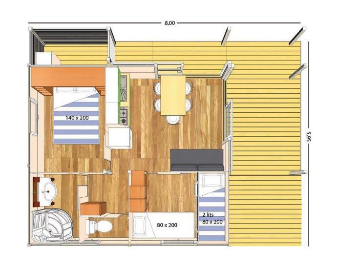 Two-Bedroom Chalet image 2