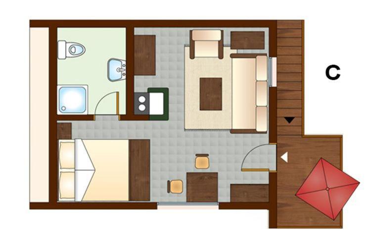 King Studio with Sofa Bed image 2