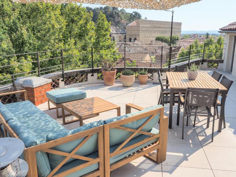 Le Rooftop - Vue incroyable sur le Théatre Antique Images