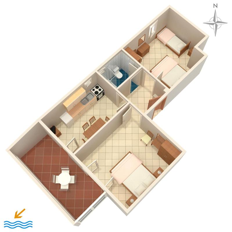 Apartments by the sea Mandre Pag - 523 - image 14