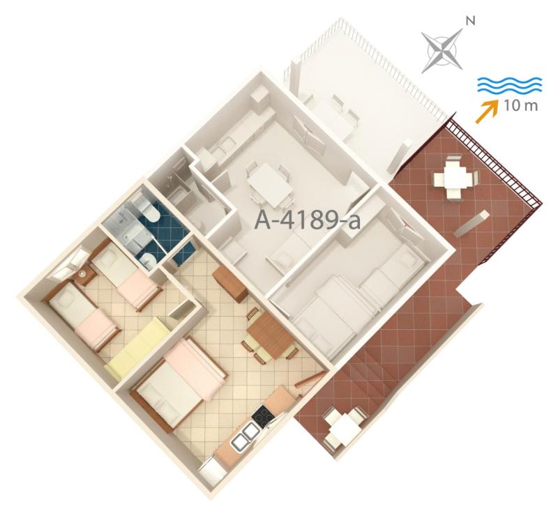 Apartment Bilo 4189b - image 4