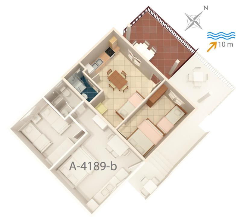 Apartments by the sea Bilo Primosten - 4189 - image 9