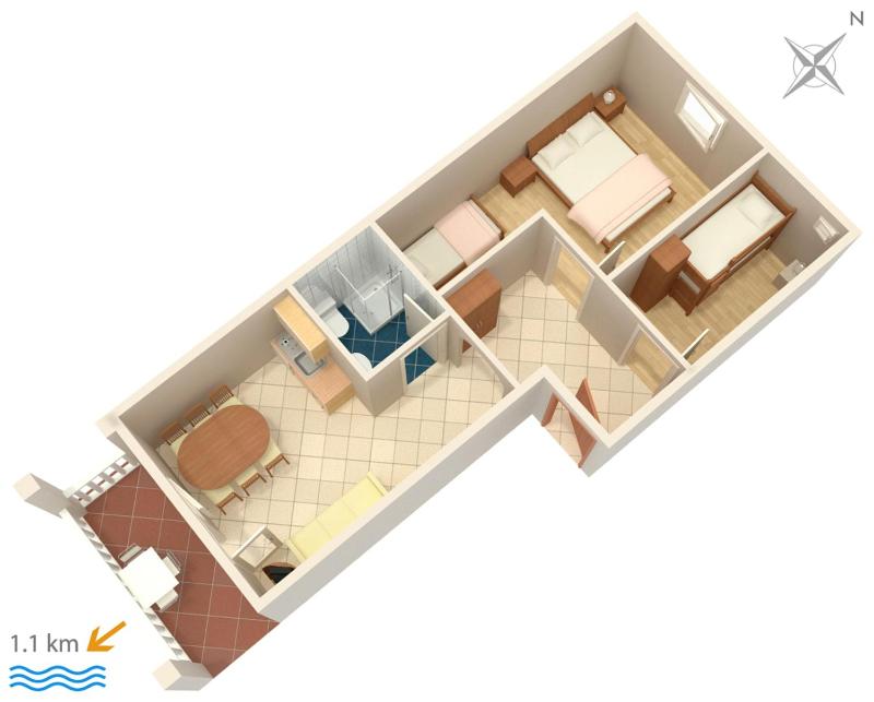 Apartments and rooms with parking space Biograd na Moru Biograd - 4305 - image 18