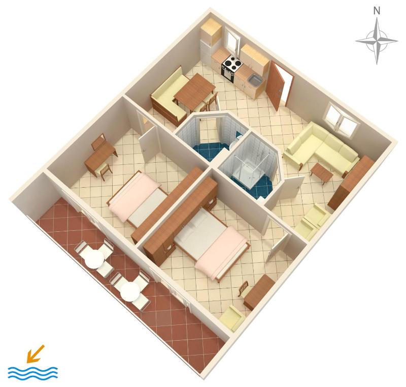 Apartments by the sea Selce Crikvenica - 4801 - image 9
