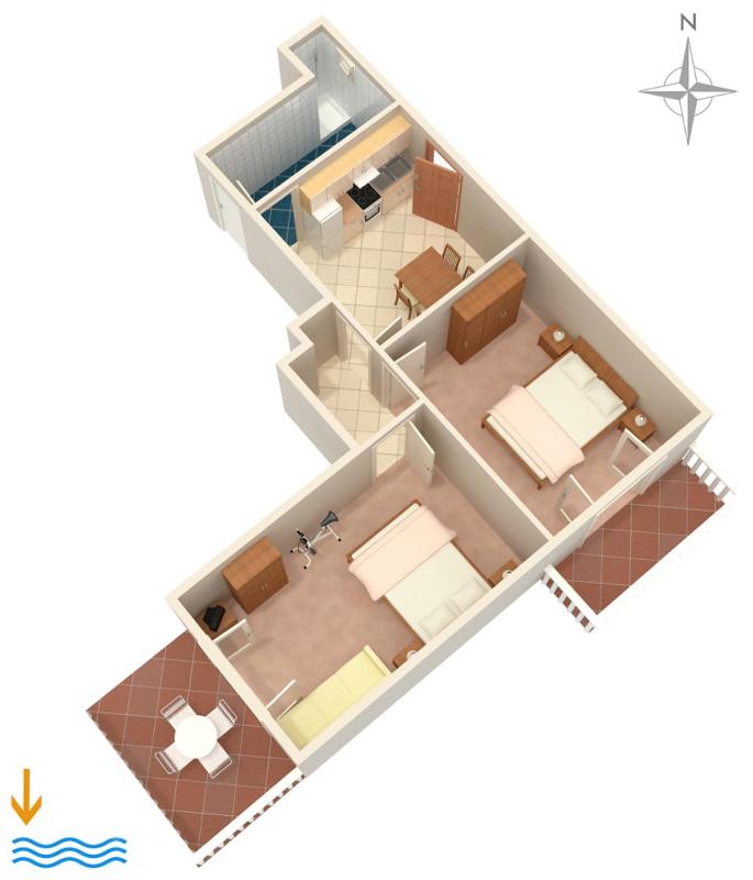Apartments with parking space Zavalatica Korcula - 4453 - image 25