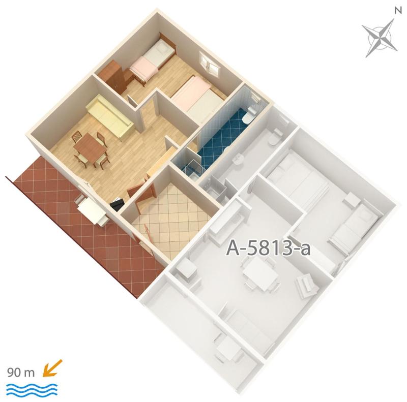 Apartments by the sea Privlaka Zadar - 5813 - image 22