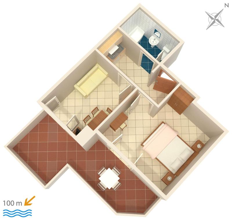 Apartment Brela 6056a - image 19